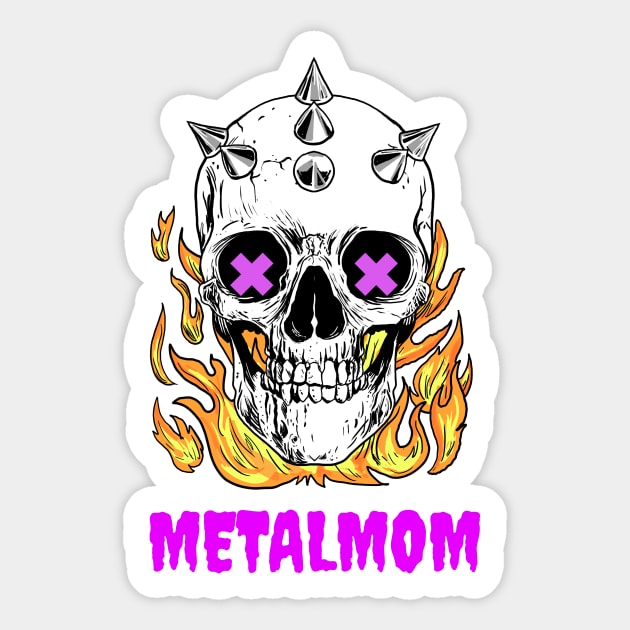 Heavy Metal - Metal Mom Sticker by WizardingWorld